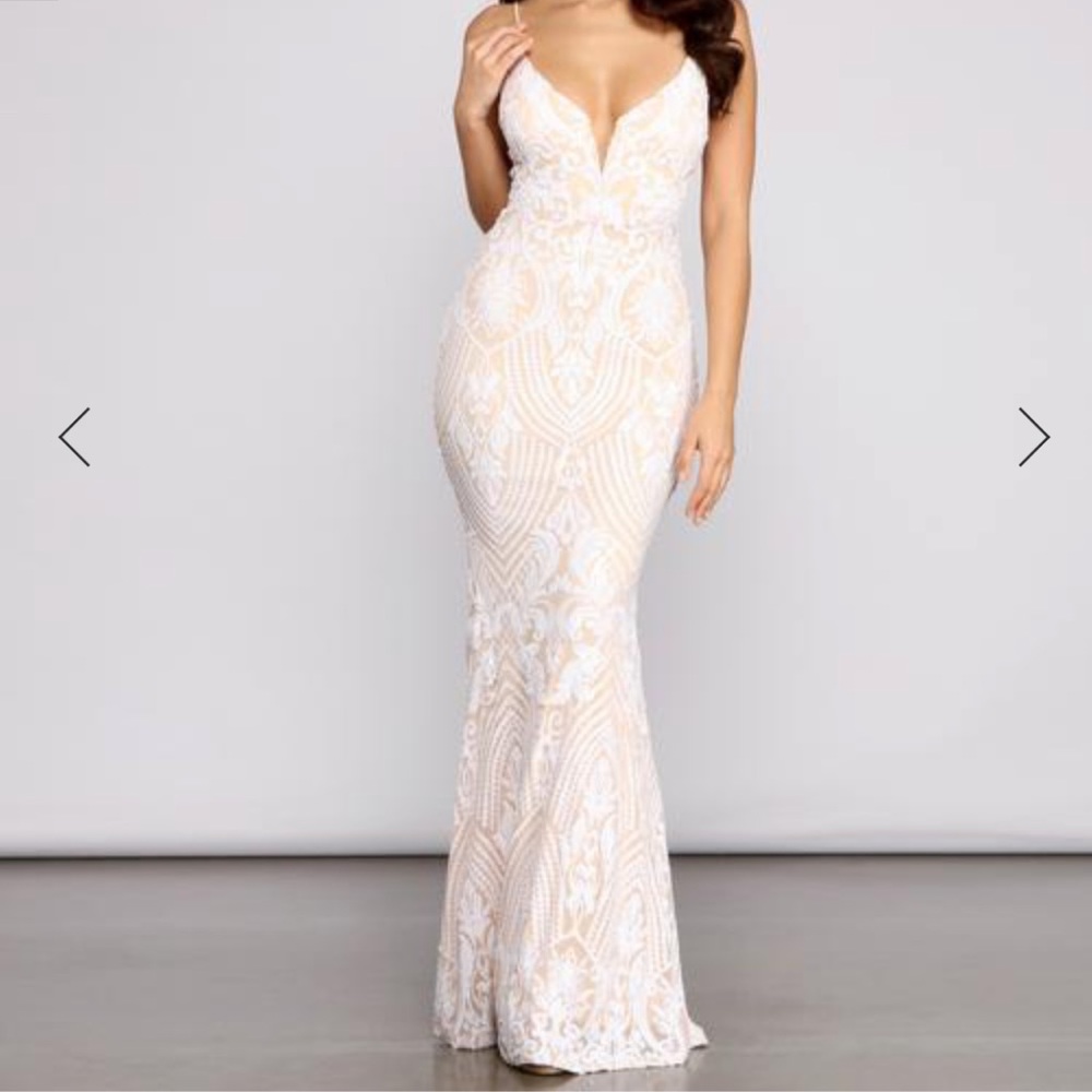 Windsor Sophia Sequin Formal Mermaid Dress